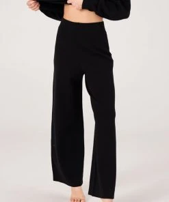 Onzie Wide Leg Lounge Pant Black