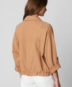 BLANK NYC Catch My Drift Jacket Tan
