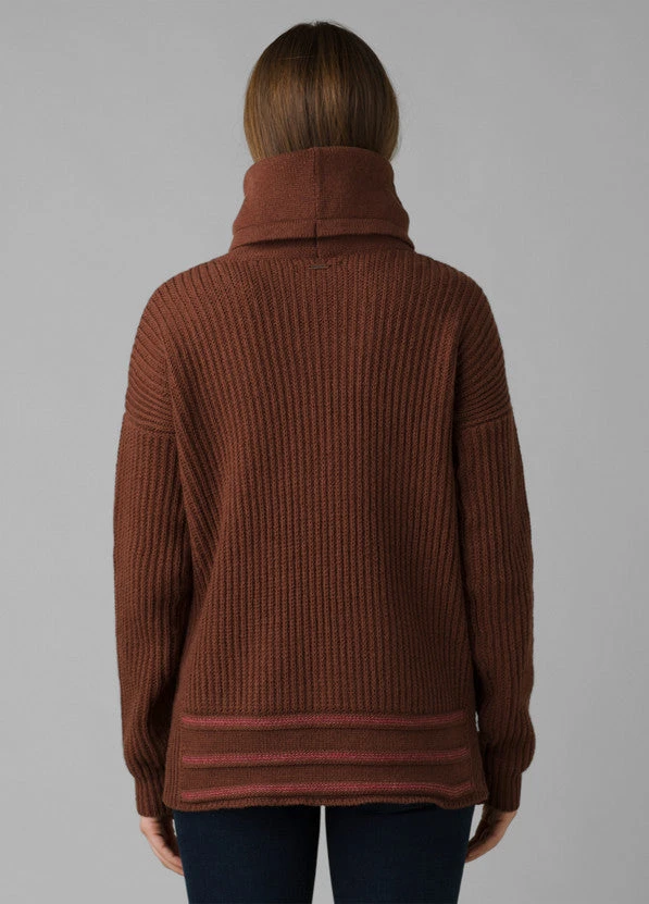 PRANA Funen Loop Sweater Tunic Clove 4 PRANA Funen Loop Sweater Tunic Clove