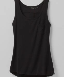 Prana Foundation Scoop Neck Tank Black