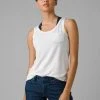 Prana Foundation Scoop Neck Tank White