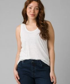 Prana Cozy Up Tank White