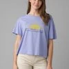 Prana Women's Journeyman Tee 2.0 Morning Glory Sunset Chaser