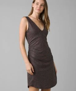 Prana Pearl Isla Dress Deep Pine Spots