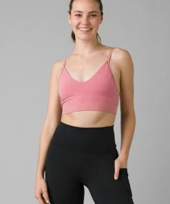 Prana Sopra Seamless Crop Top Cloud Blush