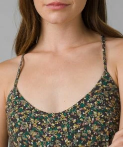 Prana Ayla Dress Black Petals