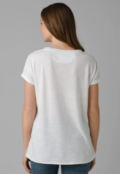 Prana Cozy Up T-shirt White 4 Prana Cozy Up T-shirt White