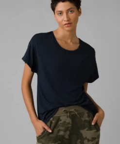 Prana Foundation Slouch Top Nautical Heather