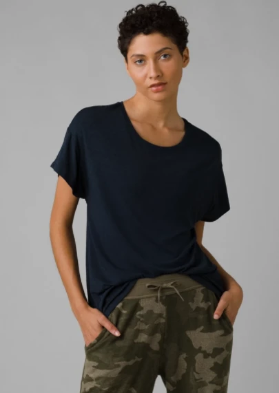 Prana Foundation Slouch Top Nautical Heather 3 Prana Foundation Slouch Top Nautical Heather