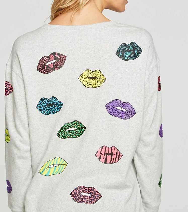 Chaser Fleece Crew Lips 4 Chaser Fleece Crew Lips