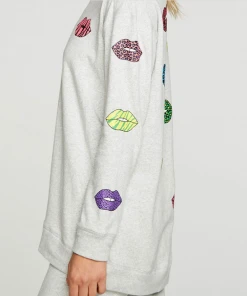 Chaser Fleece Crew Lips 7 Chaser Fleece Crew Lips