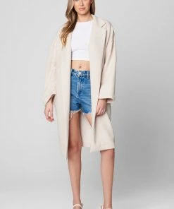 BLANK NYC Keep Me Company Jacket Cream