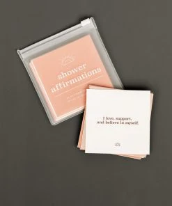 JaxKelly Shower Affirmation Cards