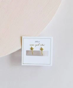 JaxKelly Star Huggie Earrings