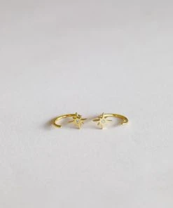 JaxKelly Star Huggie Earrings
