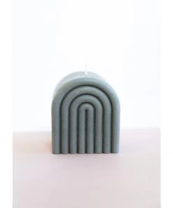 JaxKelly Short Arch Grey Candle