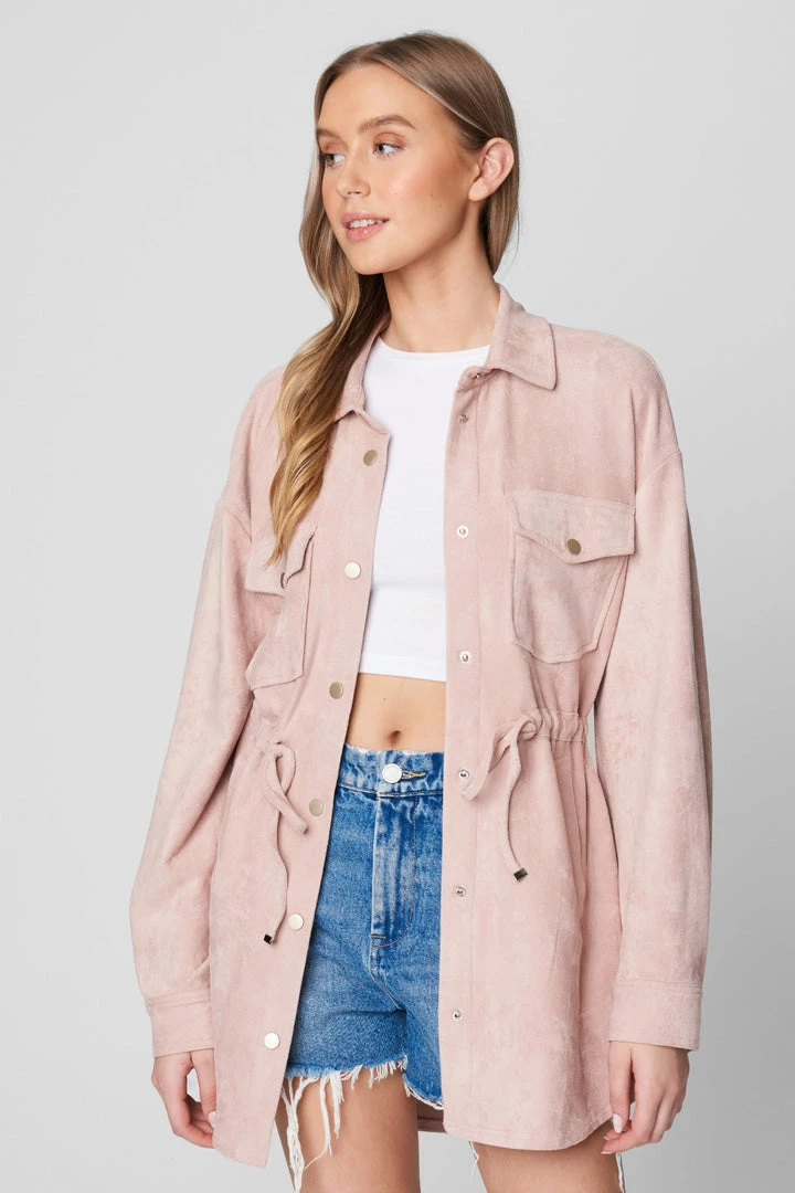 BLANK NYC Think Pretty Jacket Pink 3 BLANK NYC Think Pretty Jacket Pink