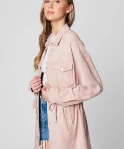 BLANK NYC Think Pretty Jacket Pink