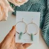 JaxKelly Amazonite Hoop Gifting 1 JaxKelly Amazonite Hoop Gifting