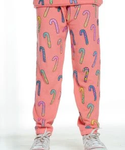Chaser Girls Bliss Pant Flamingo Candy Canes