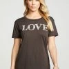 Chaser Recycled Everybody Tee Black Love