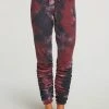 Chaser Rib Shirred Jogger Blackberry Tie Dye 1 Chaser Rib Shirred Jogger Blackberry Tie Dye