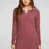 Chaser Henley Dress Rioja