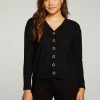 Chaser Poor Boy Button Down Black