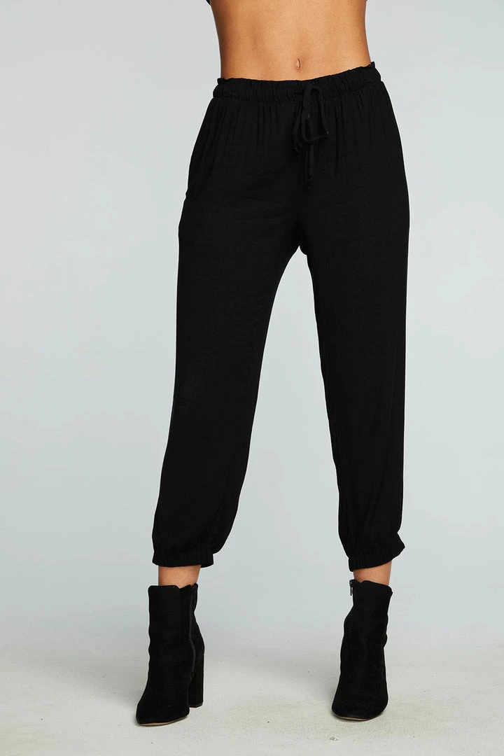 Chaser Cropped Pant Black 3 Chaser Cropped Pant Black