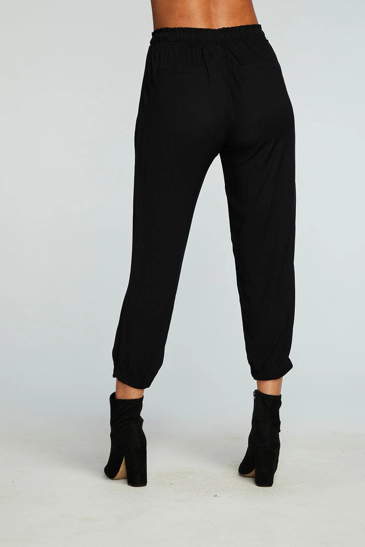 Chaser Cropped Pant Black 4 Chaser Cropped Pant Black