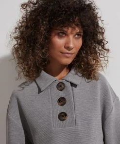 Varley Andale Sweatshirt Grey Marl