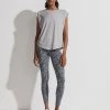 Varley Rosario T-Shirt Grey Marl 1 Varley Rosario T-Shirt Grey Marl