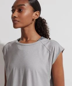 Varley Rosario T-Shirt Grey Marl