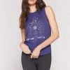 Spiritual Gangster Muscle Tank Indigo