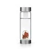 Fitness Gem Water Bottle Red Jasper, Magnesite, Clear Quartz