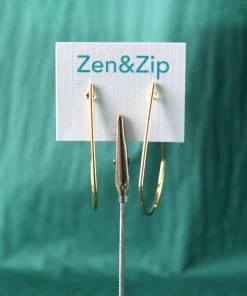 Sai Brazil Teardrop Hoop Earring Gold