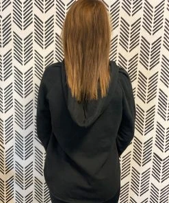 Zen&Zip Hoodie Black