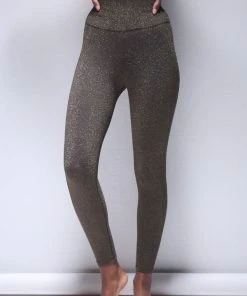 Avocado Lurex 7/8 Legging Shale