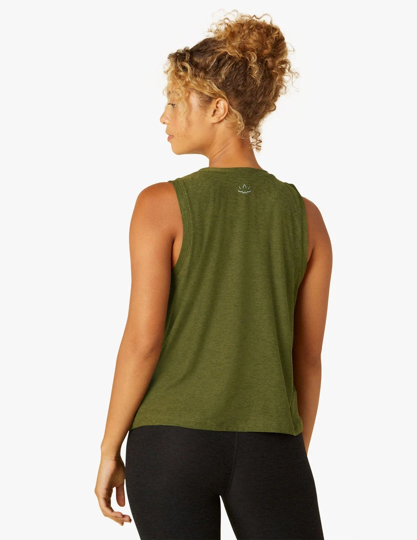 Beyond Yoga Balance Tank Deep Olive 4 Beyond Yoga Balance Tank Deep Olive