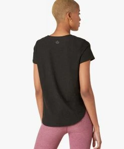 Beyond Yoga On The Down Low Tee Darkest Night