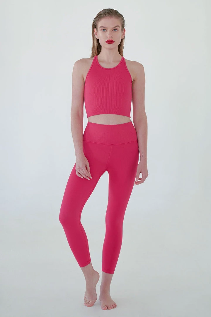 Avocado Midrise Universal Crop Legging Magenta Fuchisa 3 Avocado Midrise Universal Crop Legging Magenta Fuchisa