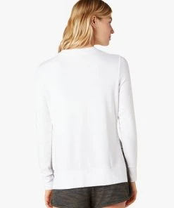Beyond Yoga Side Slit Pullover White 7 Beyond Yoga Side Slit Pullover White