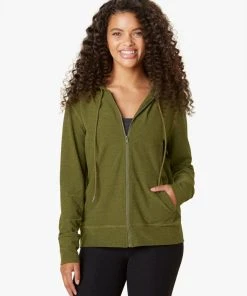 Beyond Yoga Spacedye Everyday Hoodie Deep Olive