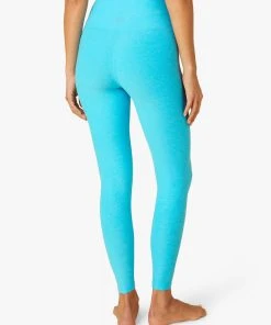 Beyond Yoga SpacedyeHigh Waisted Midi Capri Blue
