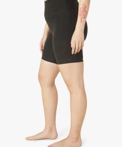Beyond Yoga High Waisted Biker Short Darkest Night