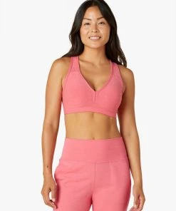 Beyond Yoga Spacedye Lift Your Spirits Bra Pink Crush
