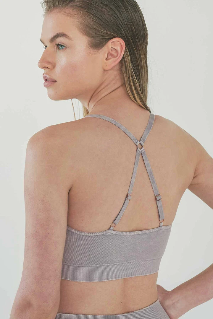 Avocado Seya Bra Vintage Cool Grey