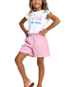 Chaser Girls Flouncy Shorts Cotton Candy