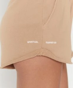 Spiritual Gangster Lounge Cotton Short Biscotti