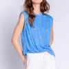 P.J. Salvage Sun Out Tank Bright Blue 2 P.J. Salvage Sun Out Tank Bright Blue